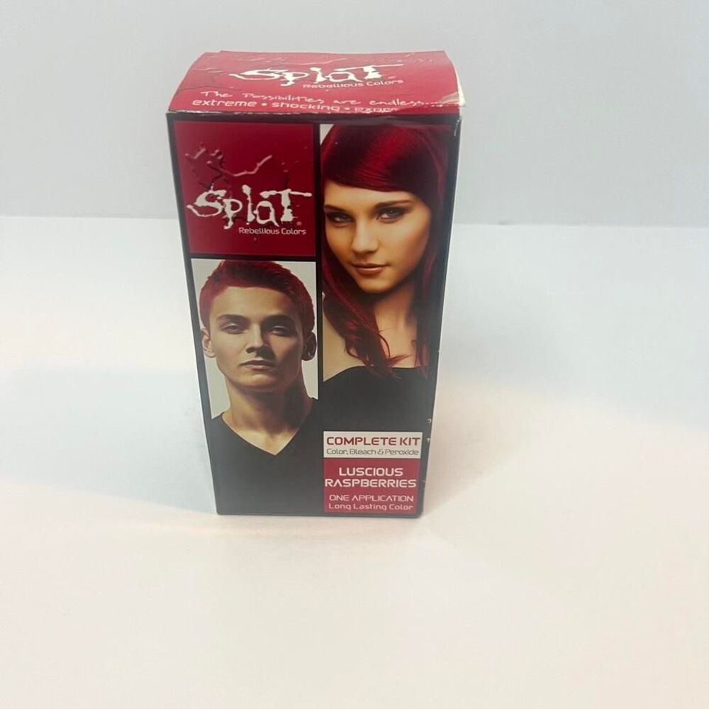 splat Luscious Raspberries‎ Hair Color Kit No Bleach needed Brand New Sealed